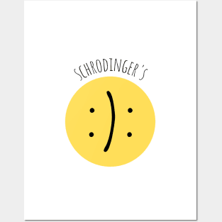 Schrodingers Smiley Posters and Art